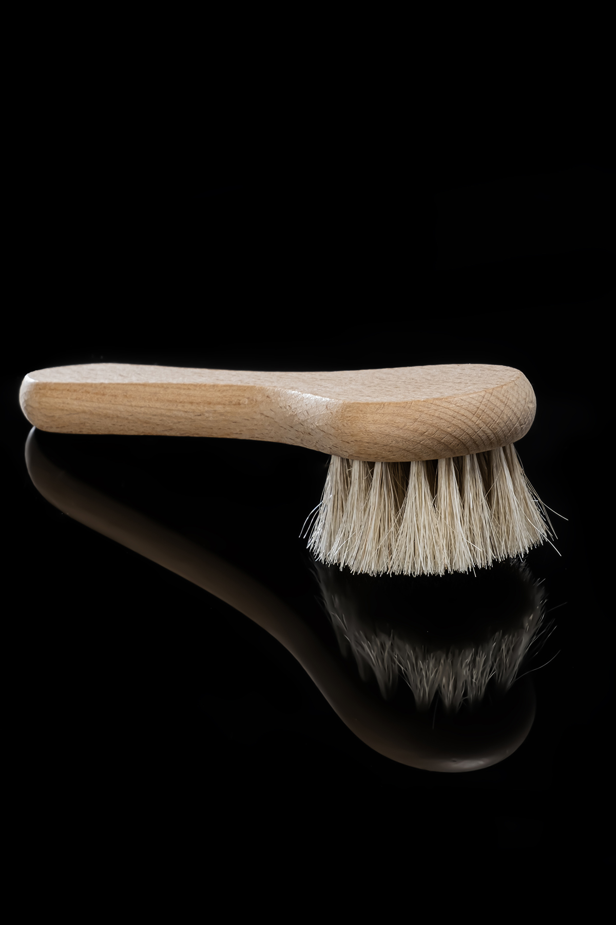 At kılı Yüz Bakım Fırçası (Beyaz Kıl)