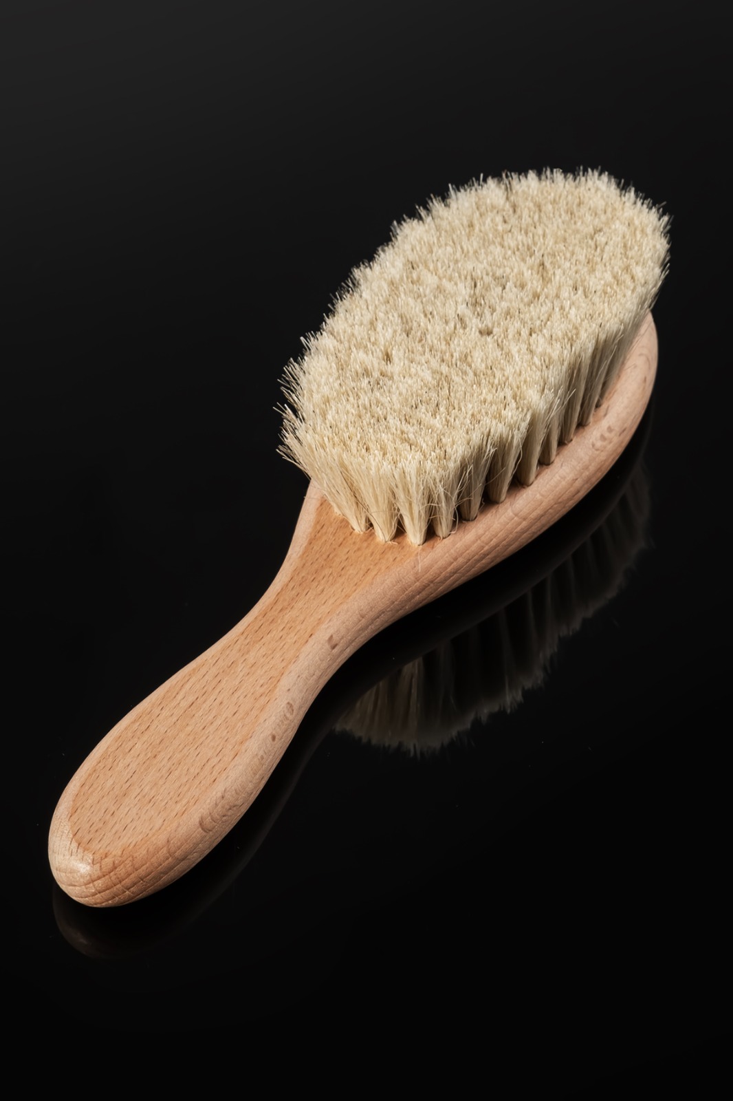 Keçi Kılı Bebek Saç Fırçası